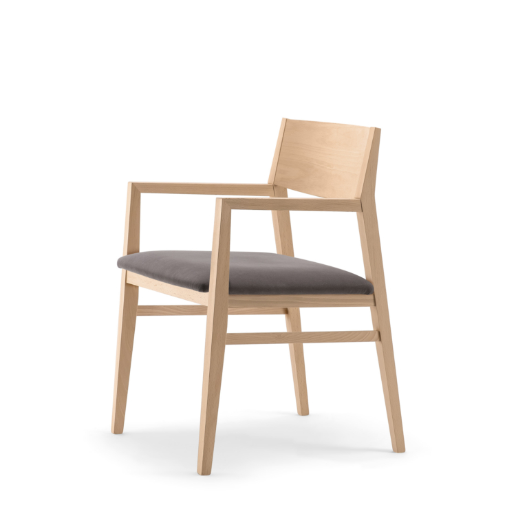 Chair with armrests Jimmy 00 A1